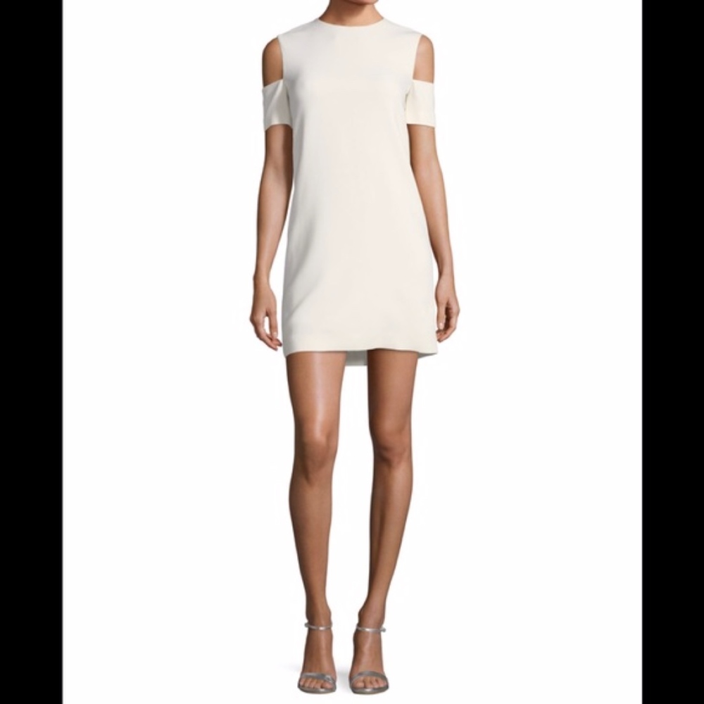 HELMUT LANG cold shoulder shift dress 4
